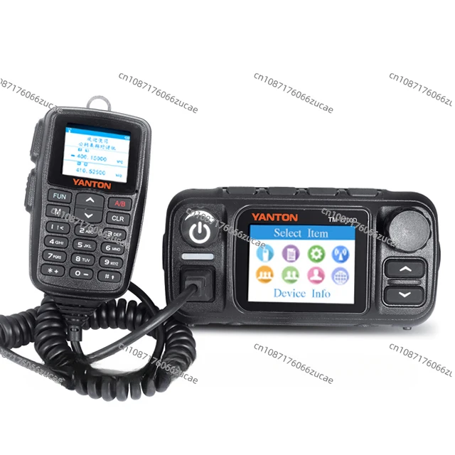 Poc Network IP 25w in Car Transceiver 4g Zello Ptt UHf Vhf Poc Radio Tm-7700d