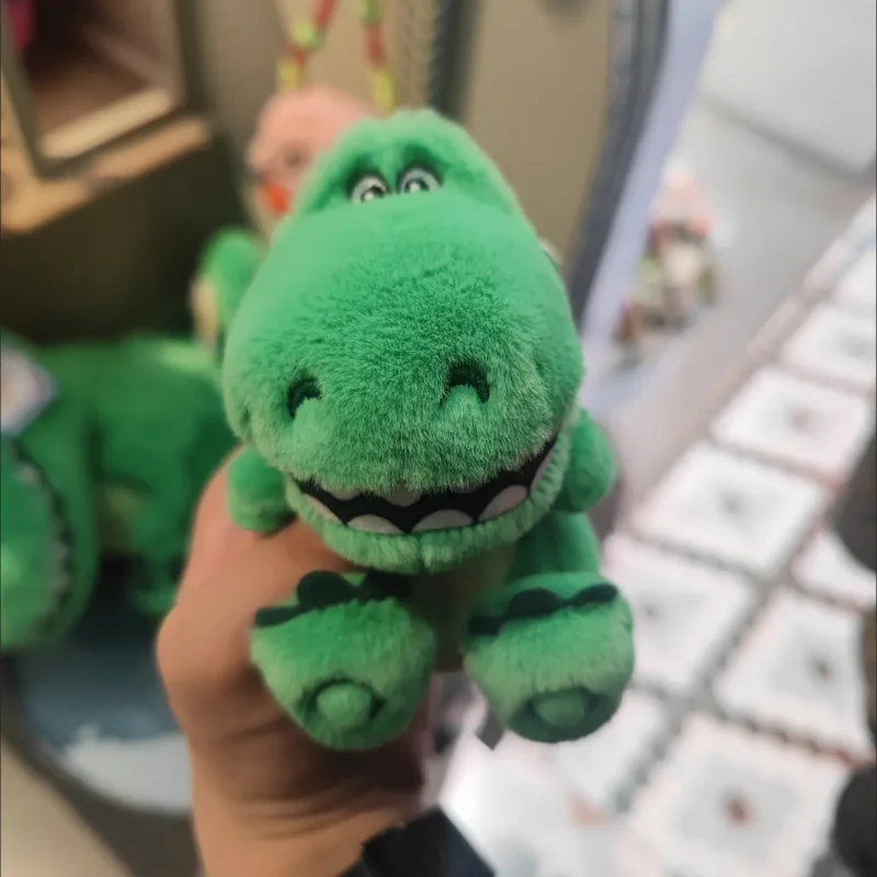 LLavero de peluche Kawaii de Disney Toy Story Rex, bonito muñeco de peluche, colgante, decoración para mochila, regalo de Festival para niños