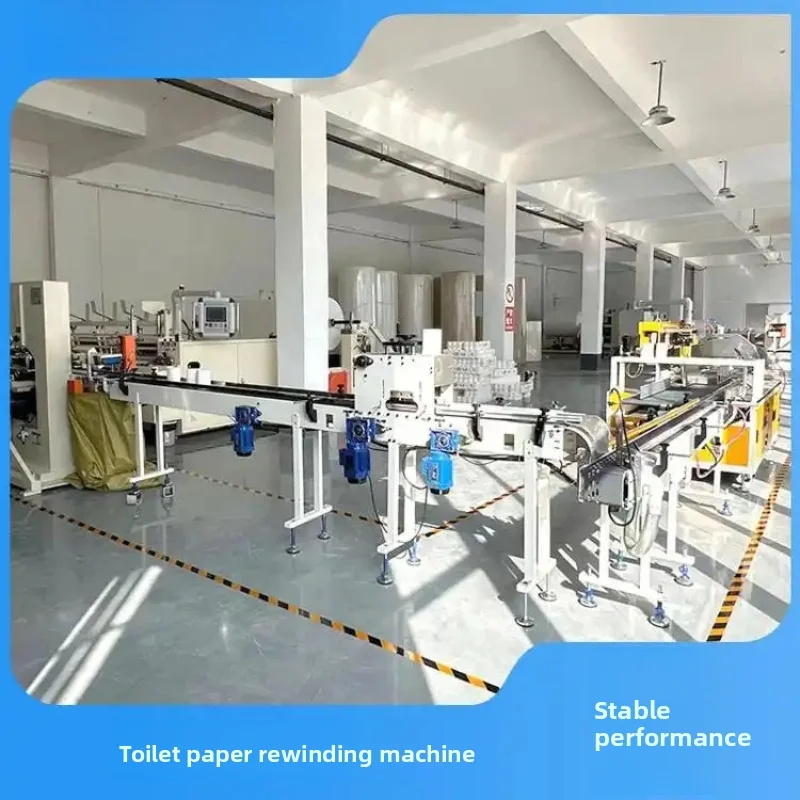 トイレットペーパー巻き戻し機 低電力リワインダー スリッター トイレットペーパー製造ライン