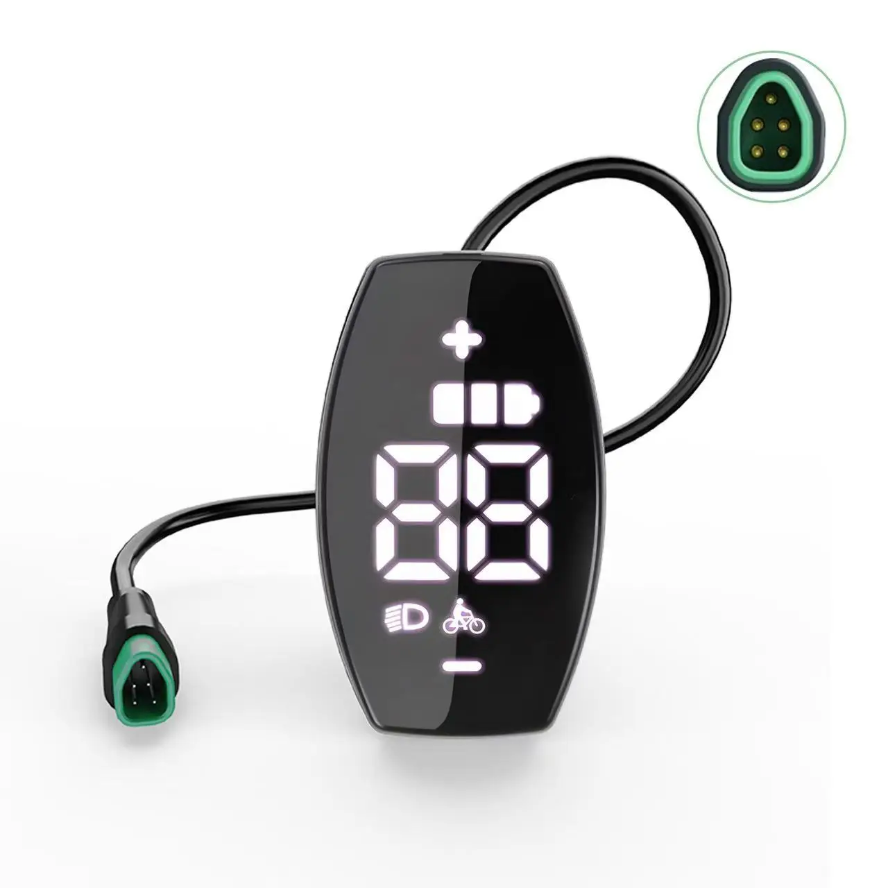 

Bafang Mid Motor M620 M510 M560 VD03 Display Electric Bike Bafang CAN Protocol Control Meter VD03 with 5pin Triangle Connector
