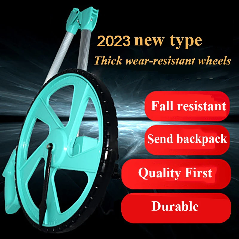 High Precision Classic Digital Display Handheld New Mechanical Distance Measuring Wheel Measuring Distance Tool