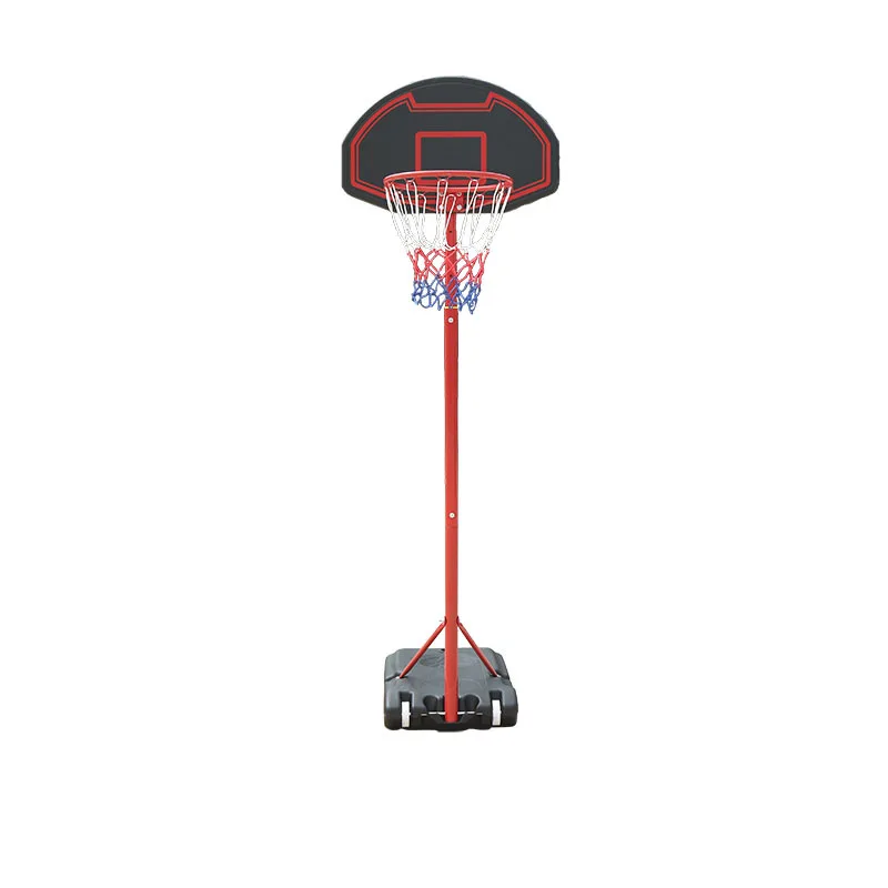 2025 Sistema porta basket portatile per canestro da basket regolabile in altezza per adolescenti con base e ruote stabili