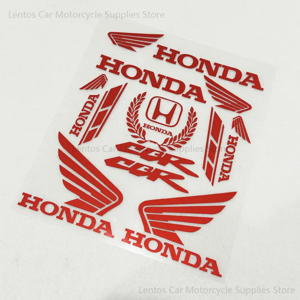 جديد دراجة نارية الجانب قطاع أجنحة ملصق سيارة التصميم ملصق حائط من الفينيل لهوندا دراجة نارية ملصق ملصقات عاكسة سيارة الديكور #2