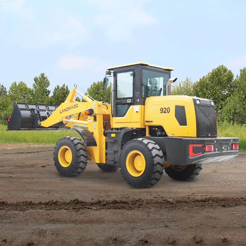 ที่กําหนดเองยุโรปการเกษตร Mini Loader มัลติฟังก์ชั่นไฮดรอลิก Telescopic Wheel Loader EPA 1 ตัน Mini Skid Steer Loader