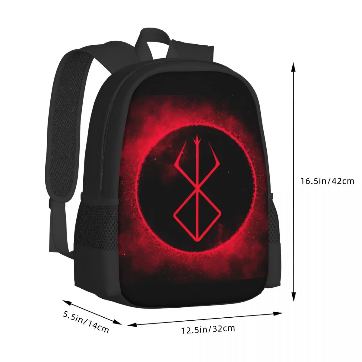 Anime Berserk Travel Laptop Backpack, Business College School Computer Bag Gift for Men & Women