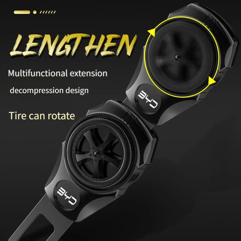 Car Seat Belt Clip Extender Car Safety Seatbelt Lock Buckle Plug For BYD Tang F3 E6 Atto 3 Yuan Plus Song Max F0 G3 I3 Ea1 Dmi
