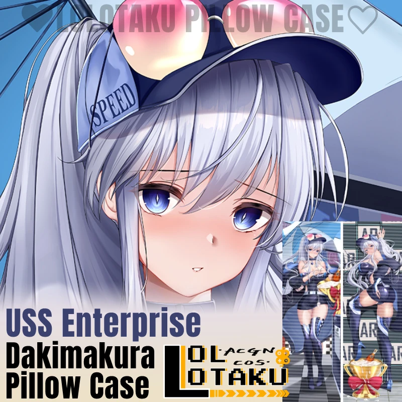 

USS Enterprise Dakimakura Azur Lane Сексуальная наволочка Двусторонняя обнимающая наволочка для всего тела Чехлы для подушек Домашнее постельное белье Декор