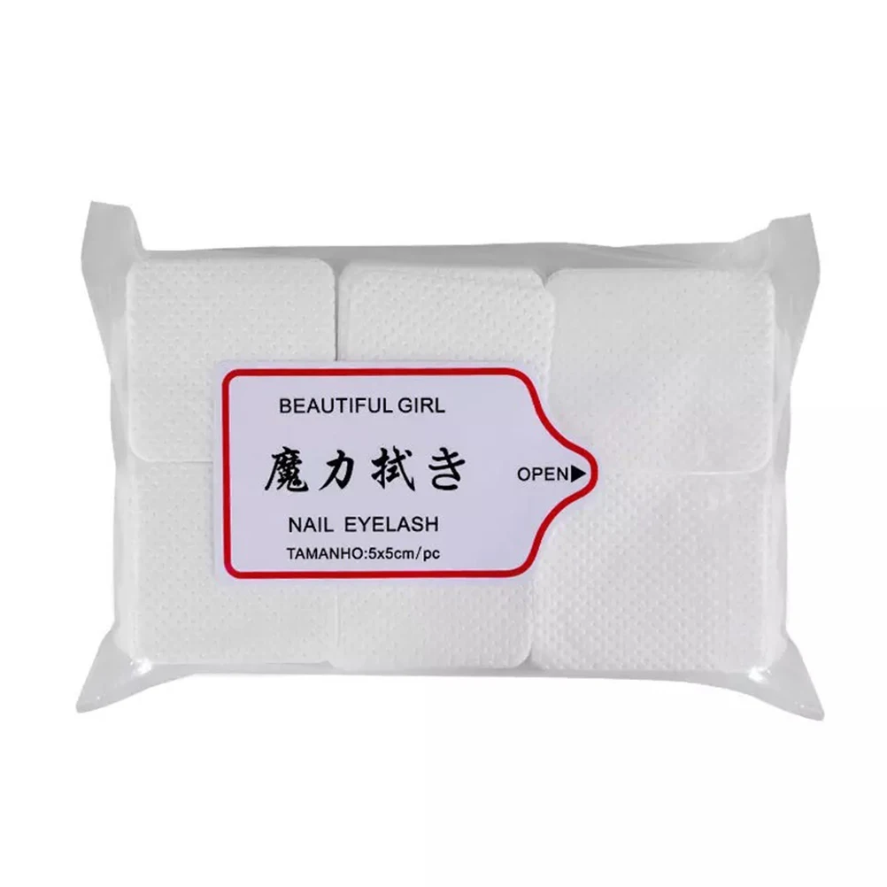 Tampons pour le maquillage du visage dissolvant d'huile d'ongle lingette bouteille de colle outils tampons de nettoyage lingette de maquillage nettoyage du coton huile d'ongle coton