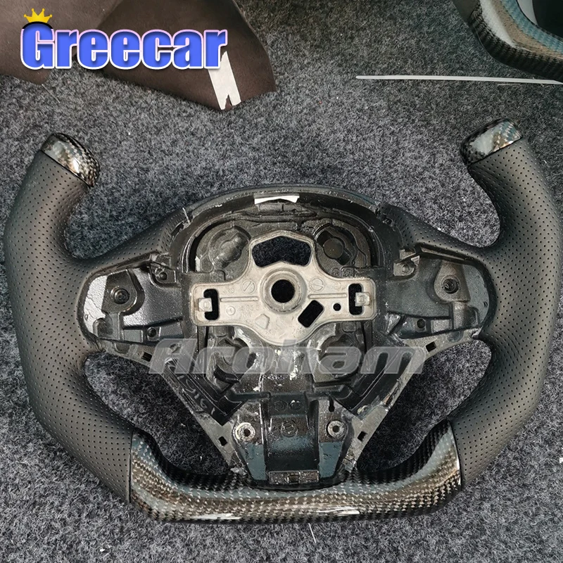 Flat Bottom Carbon Fiber Racing Steering Wheel DIY For BMW 316i 320i 328i 320d F30 F31 F34 F35 F20 F21 F22 F23 F32 F33