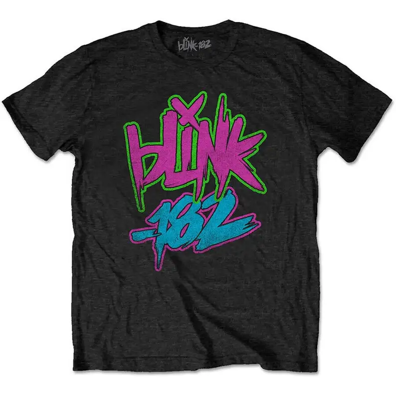 

Blink 182 Mens T-shirt- Officially Licensed Shirt Merch 80s Boyfriend Tee