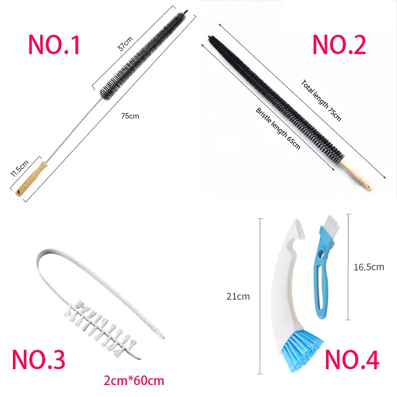 

Drum washing machine brush for cleaning the inner drum, suitable for long-handled brushes to clean inner wall gaps and crevices