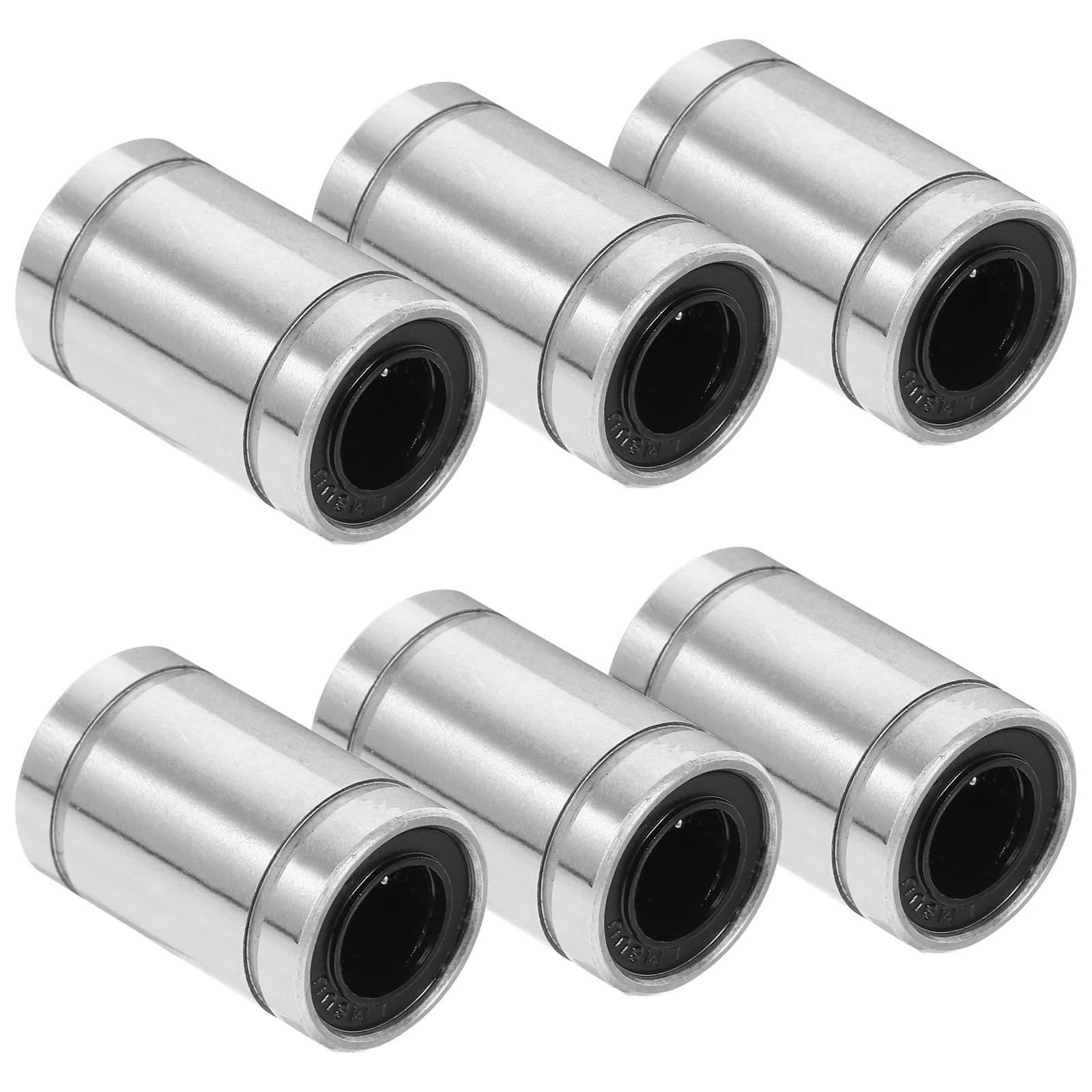 

6pcs Linear Bearings LM8UU 3D Printer Accessory Steel for Engraving Machines High Precision Durability