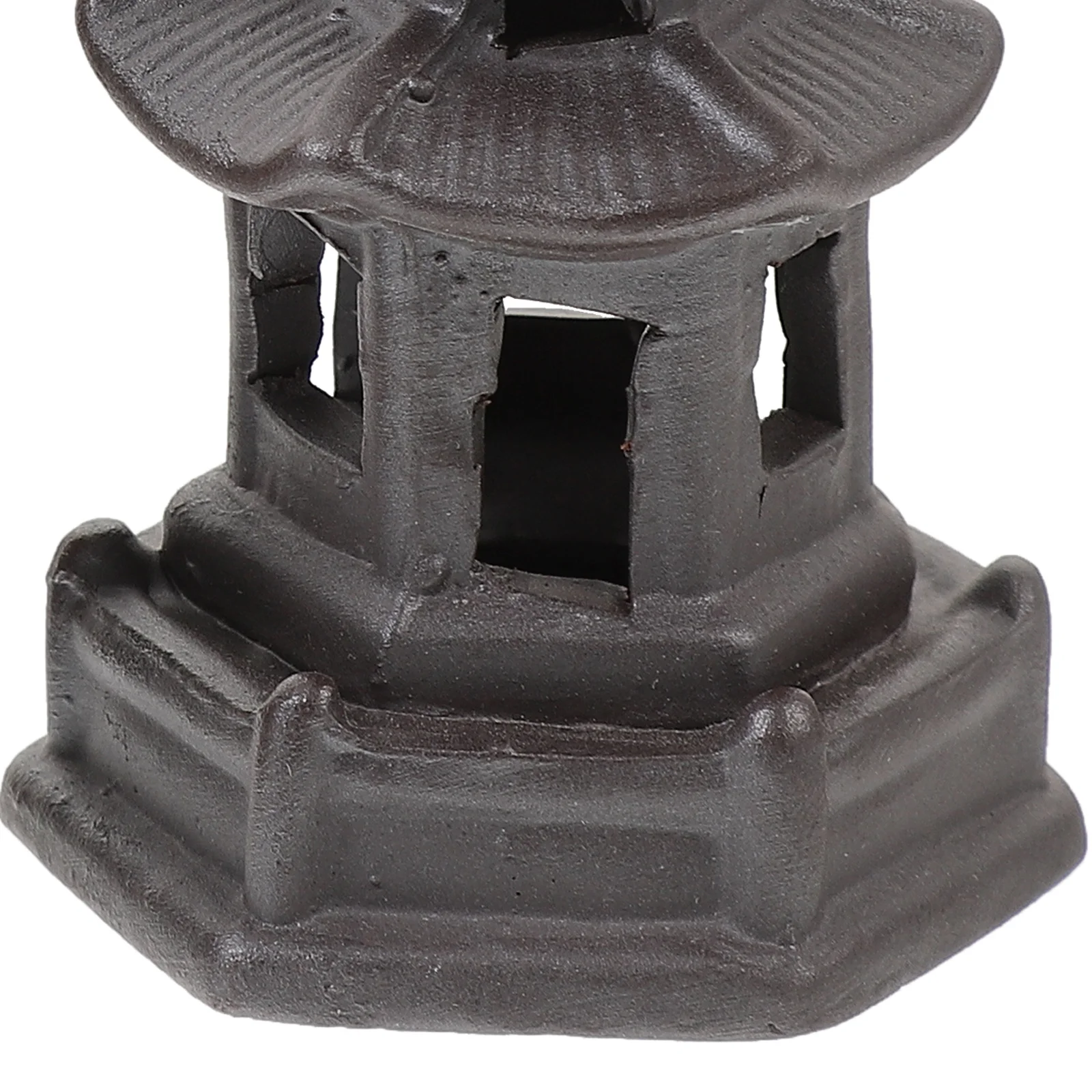 

2Pcs Ceramic Pavilion Zen Style Adornments Decorative Garden Bonsai Ornament Indoor Outdoor Landscape Decor Zen Style Adornments