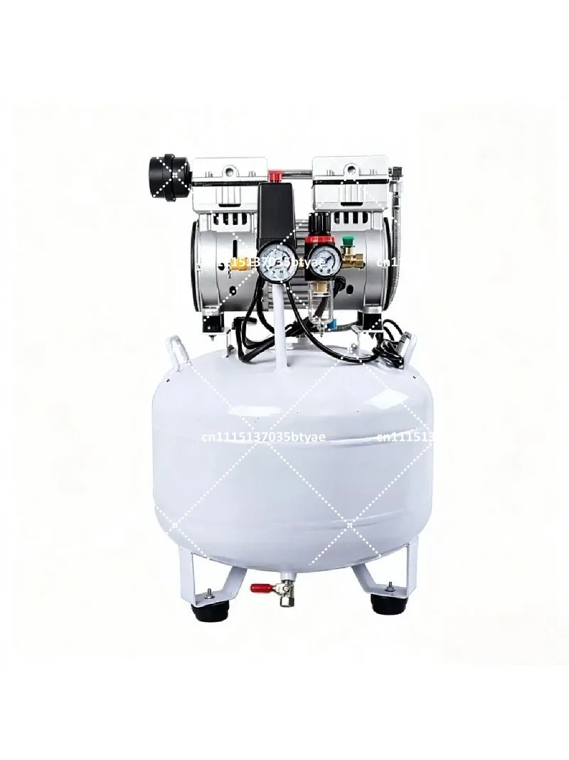 220V Oil-Free Air Compressor Quiet High Pressure Pump for Dental Lab Equipment