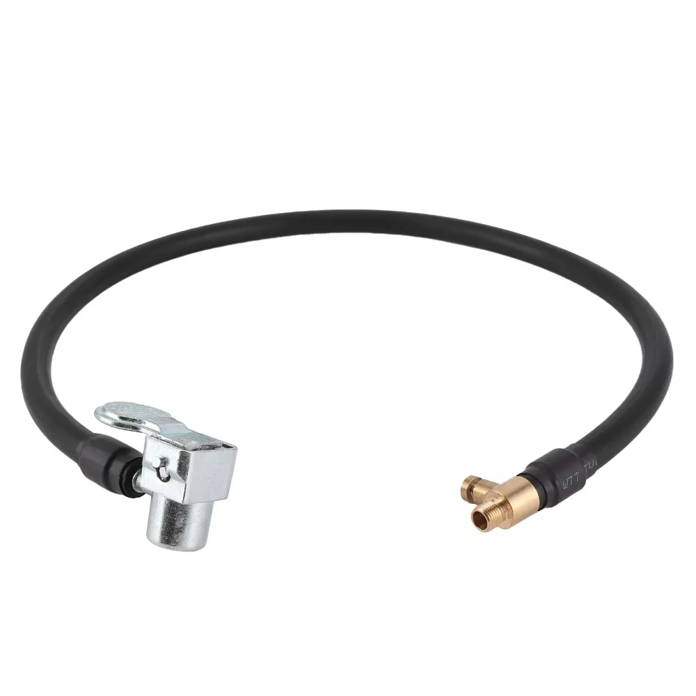 60cm Tire Inflator Pump Hose 300PSI Universal Tire Pressure Filler Hose Reinforced Locking Air Chuck Air Pump Extension Hose