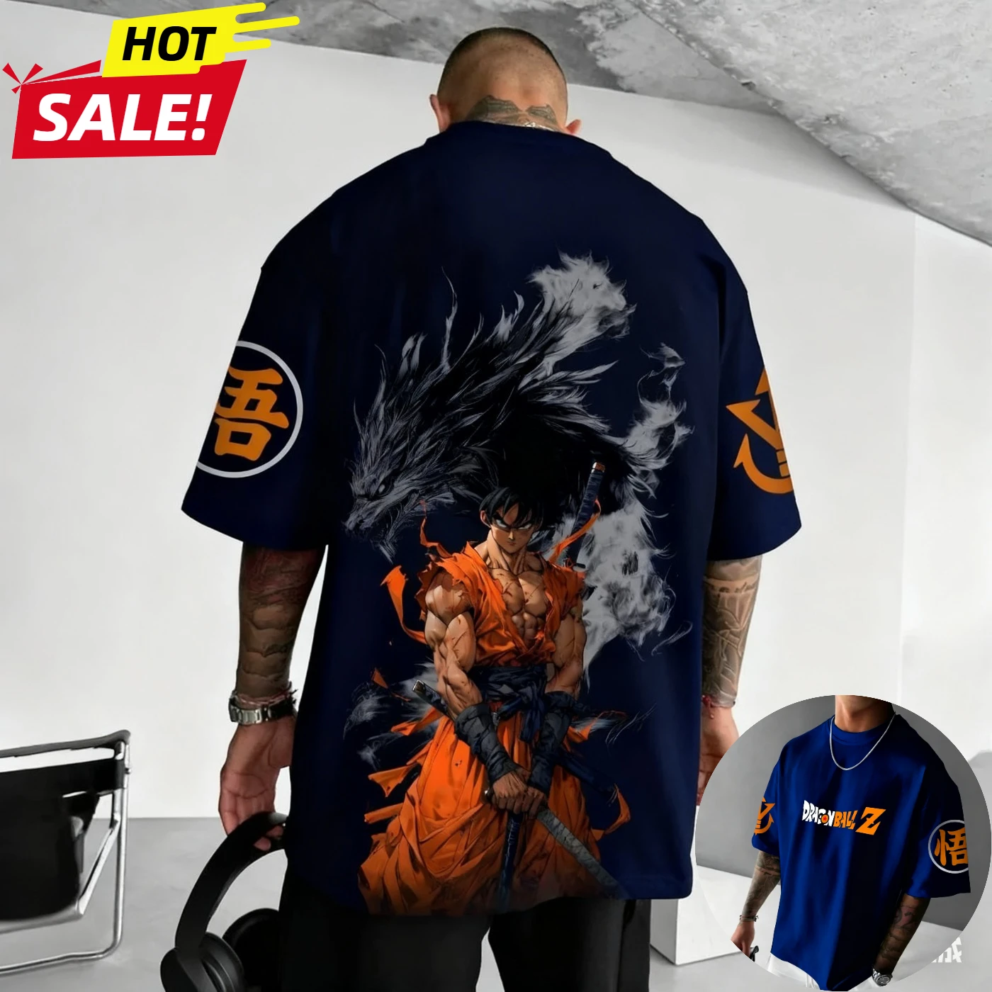 드래곤 볼 슈퍼 사이언 2025 뉴 하라주쿠 여름 티셔츠 남성 오버사이즈 레트로 스트리트 스타일 여성 캐주얼 반팔 유니섹스 탑
