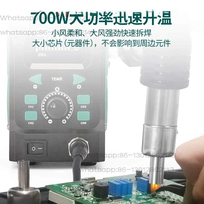 2025  new  2009D new intelligent hot air welding table multifunctional hot air gun electronic maintenance welding tool equipment