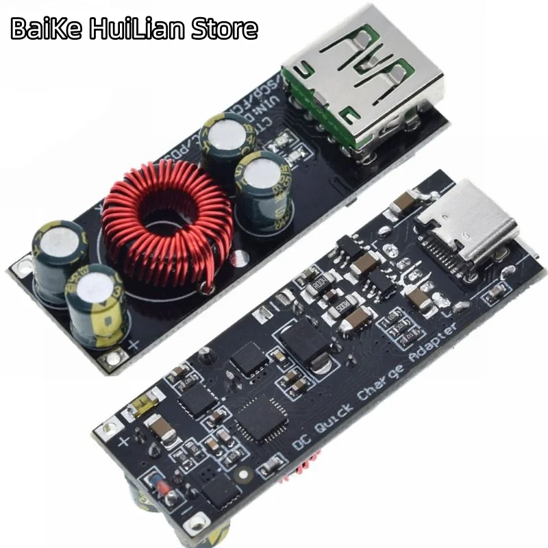 

Qc4.0 Qc3.0 Usb Type-c Mobile Phone Quick Charge Adapter 6 -35v Step Down Module For Scp/fcp Pd