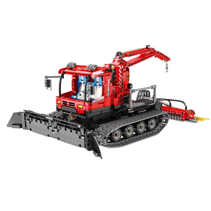 

1100PCS 22019 Snow Leveling Vehicle RC Engineering Vehicle Building Blocks RC Car Model Bricks DIY Toy Holiday Birthday Gift