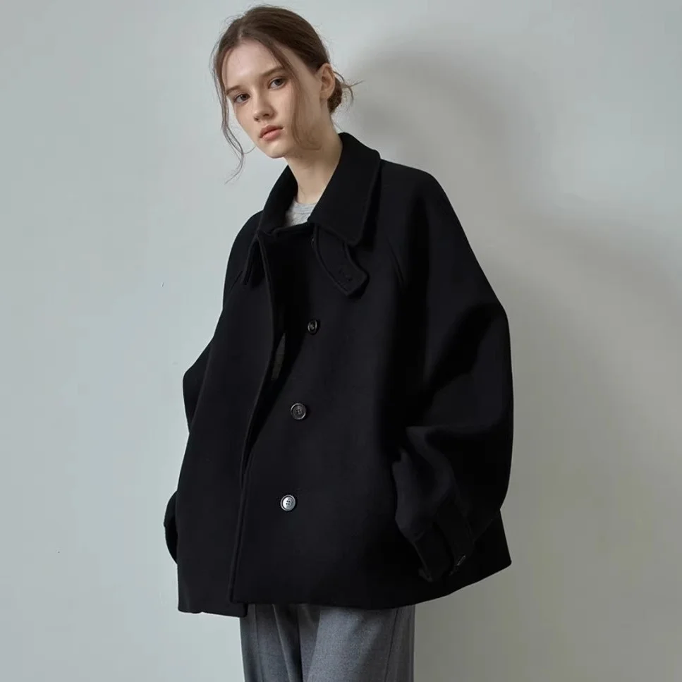 Women's Woolen Coat ort Airport Sle Autumn Winter New Arrival Faionable Ele Lady's Suit Other Material 00%