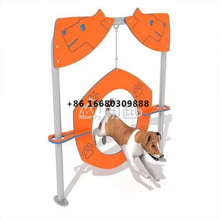 Moetry Commercial Doggie Hoop Ring Jump Combination Course Kit Dog Park Equipment Parque Para Perros