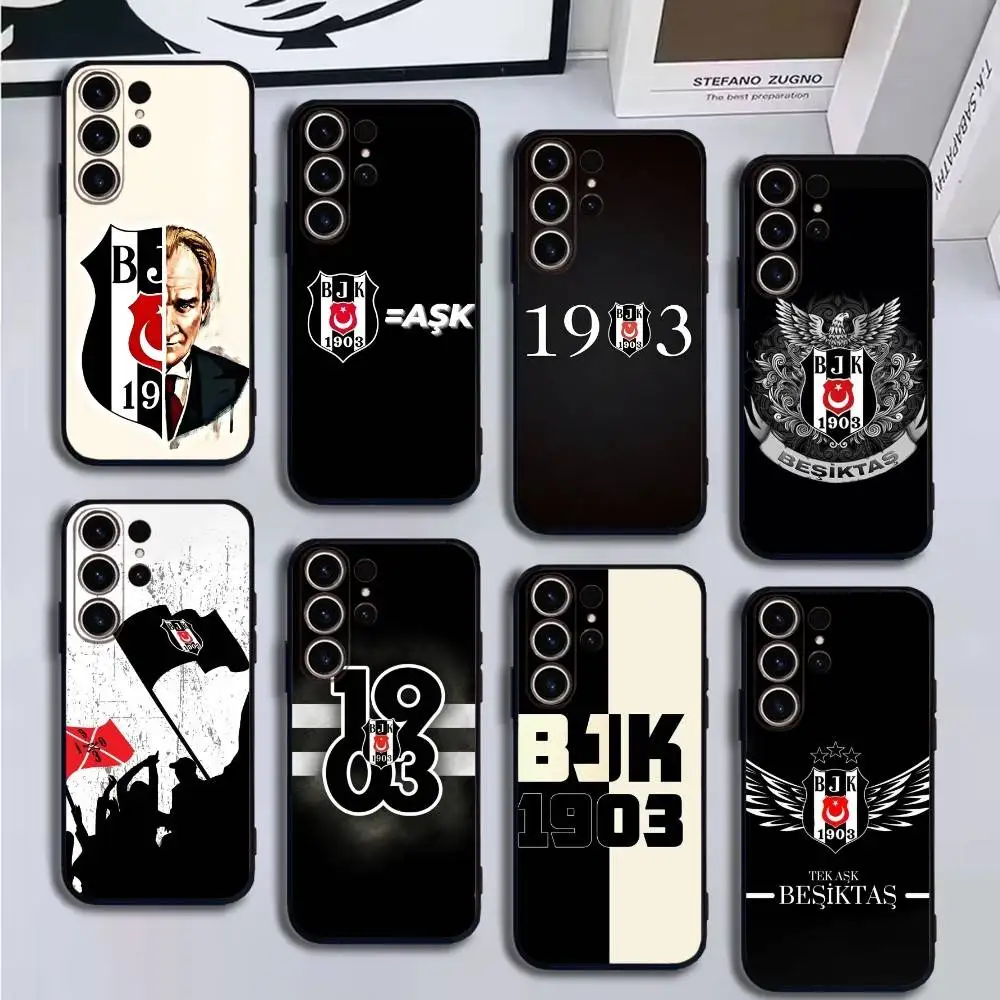 

1pcFashion Besiktas BJK Phone Case For SamsungS25,24,21,22,23,30,Ultra,20,Plus,Fe,Lite,Note,10,9,Soft Black Cover