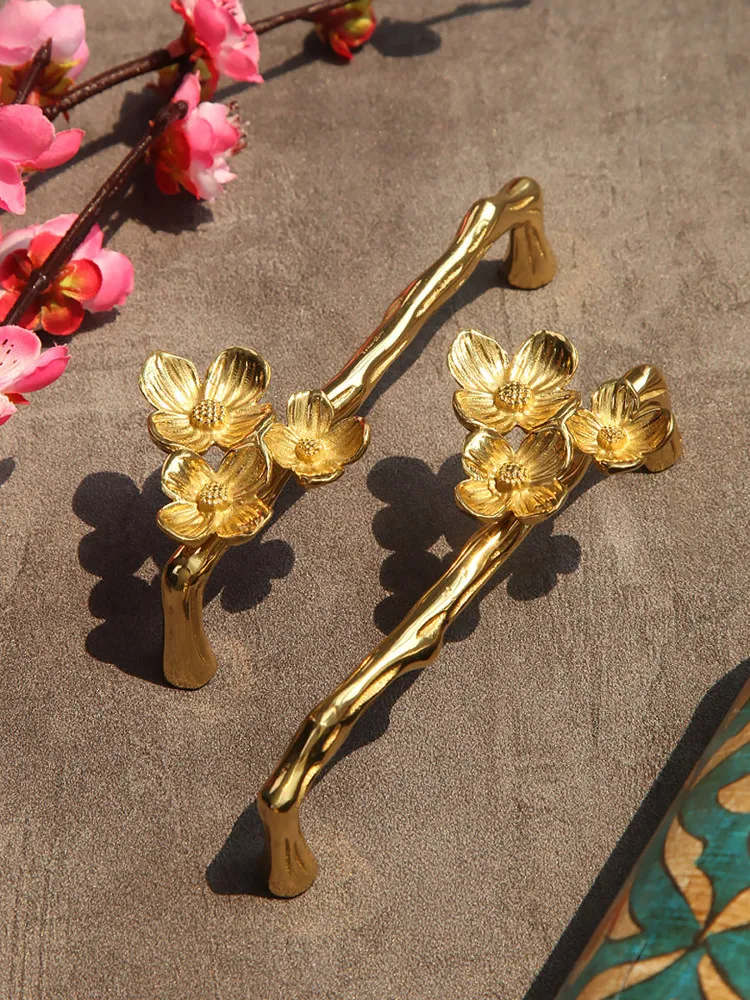 

BCD-французские винтажные ручки для шкафа, дверные ручки из твердой латуни, ручки для ящиков шкафа, мебельная фурнитура, ручки