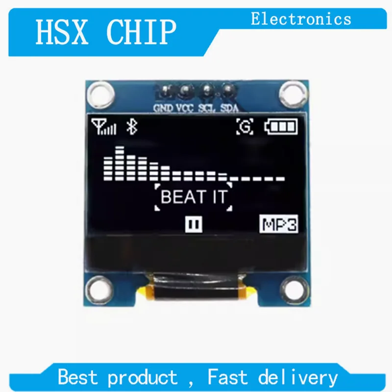 0.96 inch OLED IIC Serial White OLED Display Module 128X64 I2C 12864 LCD Screen Board For Arduino