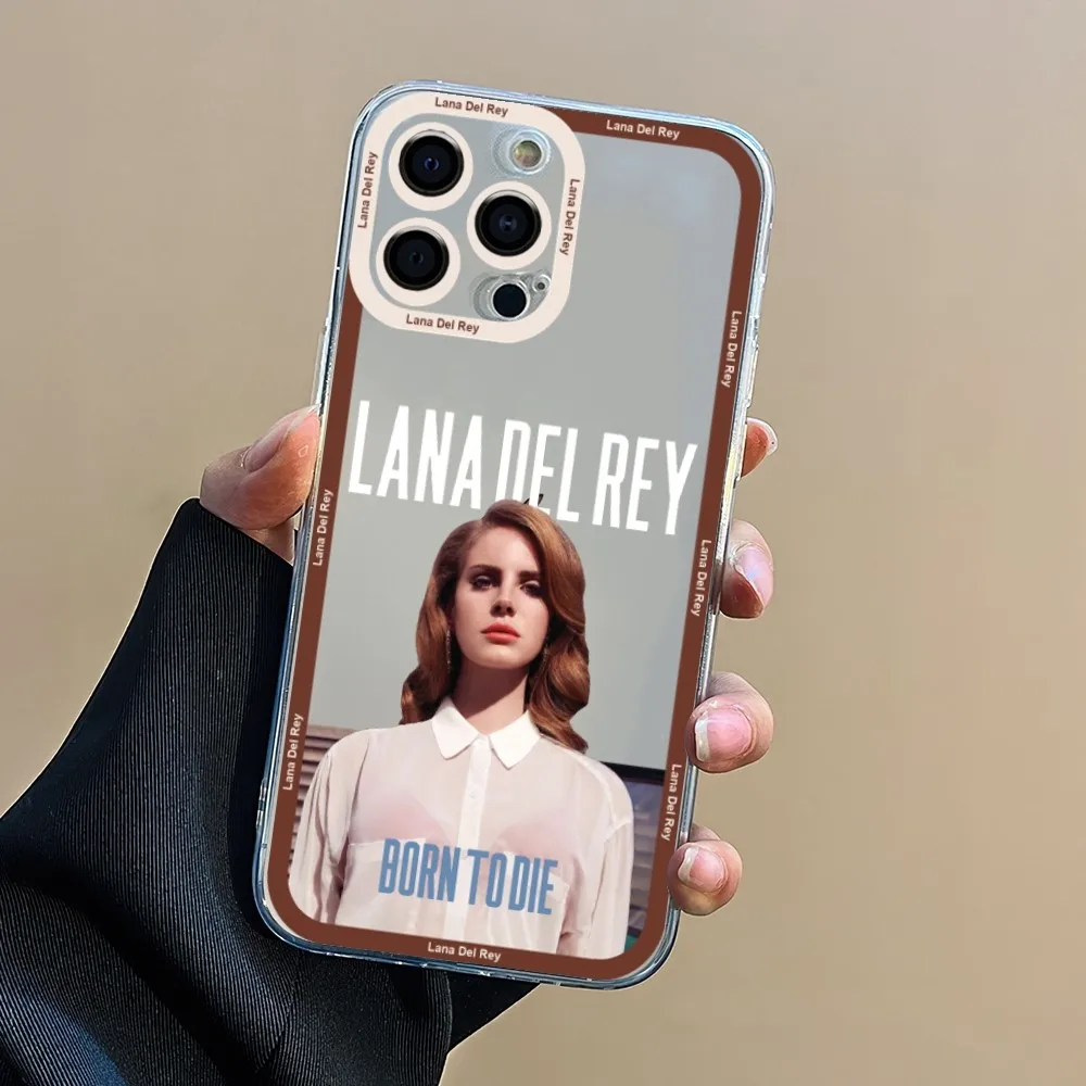 Lana album Del R-Rey Phone Case Phone Case For iPhone 11 12 Mini 13 14 15 Pro Max Transparent Shell