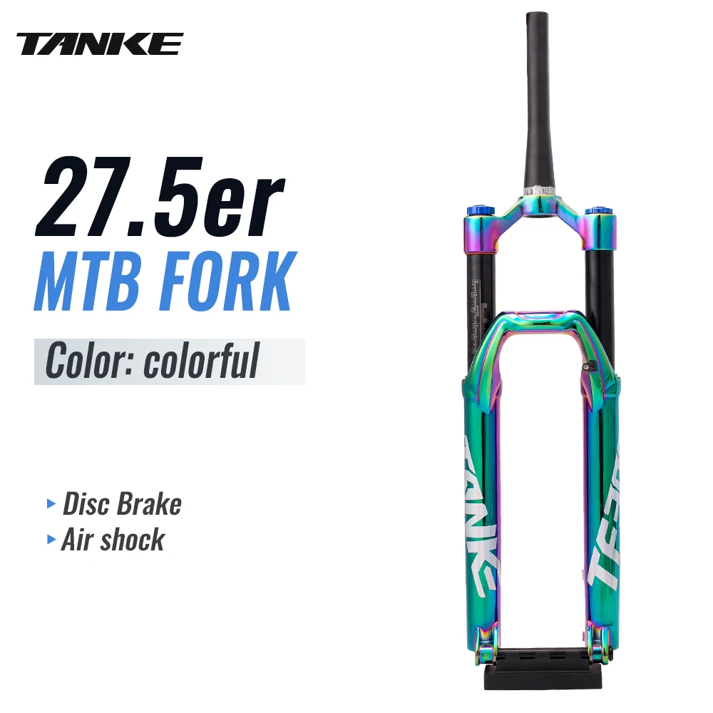 TANKE MTB shock absorption front fork aluminum alloy air oil