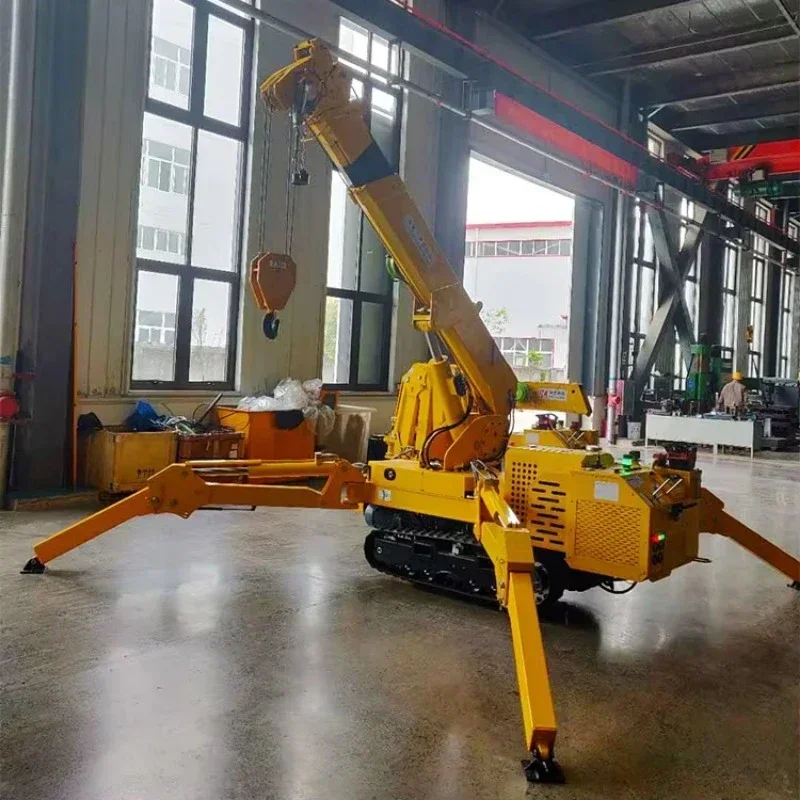Kubota Mini Spider Crane 2 Ton Crawler Foldable Arm CE Certified Lightweight Hot Sale