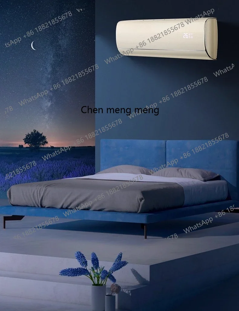 New arrive New first-class energy efficiency 1.5-horse frequency conversion cooling and heating household sleep on-hook air cond