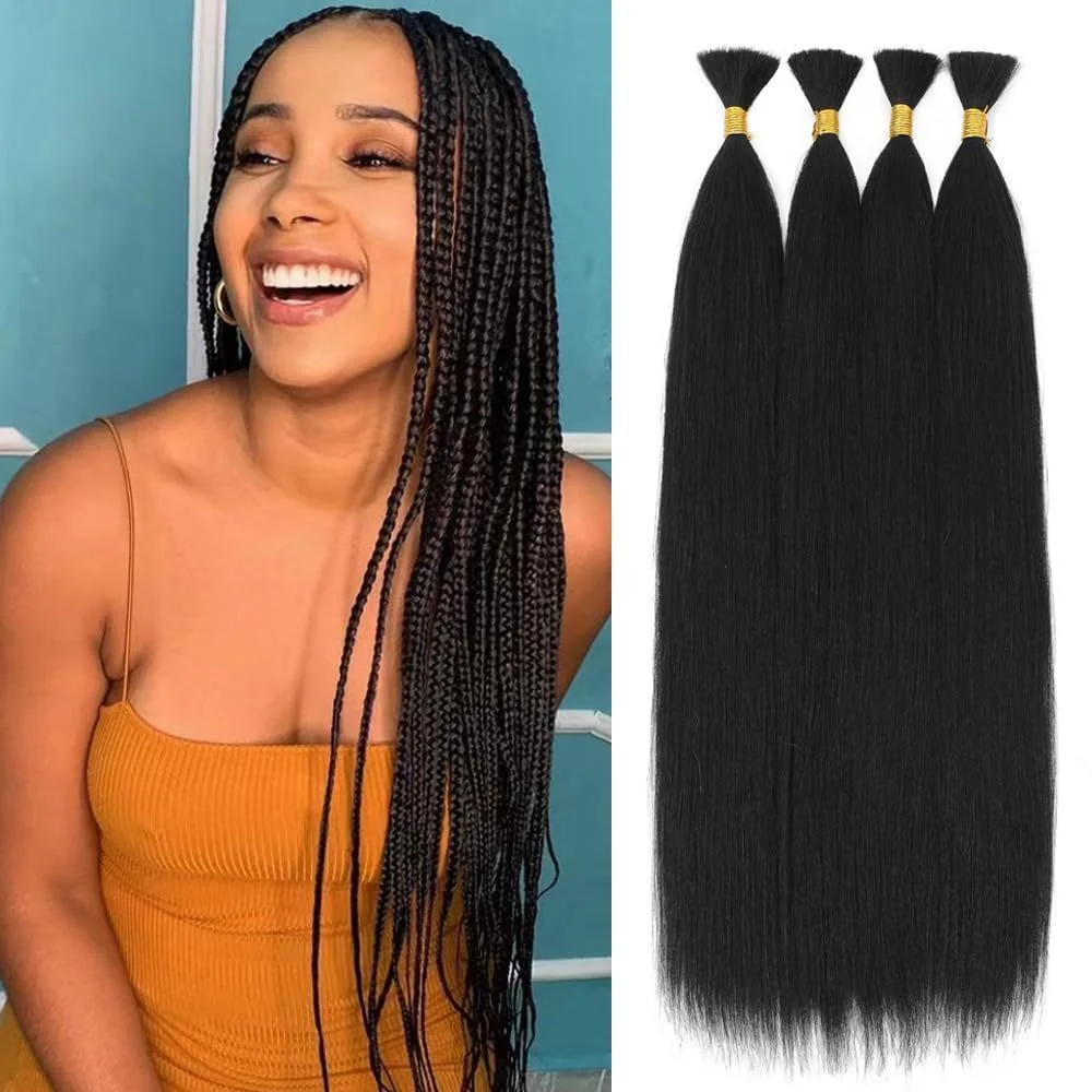 Bulk Straight for Braiding Straight Brazilian Virgin No Weft Brazilian Remy Hair Extensions 50 Grams 100% Brazilian Human Hair