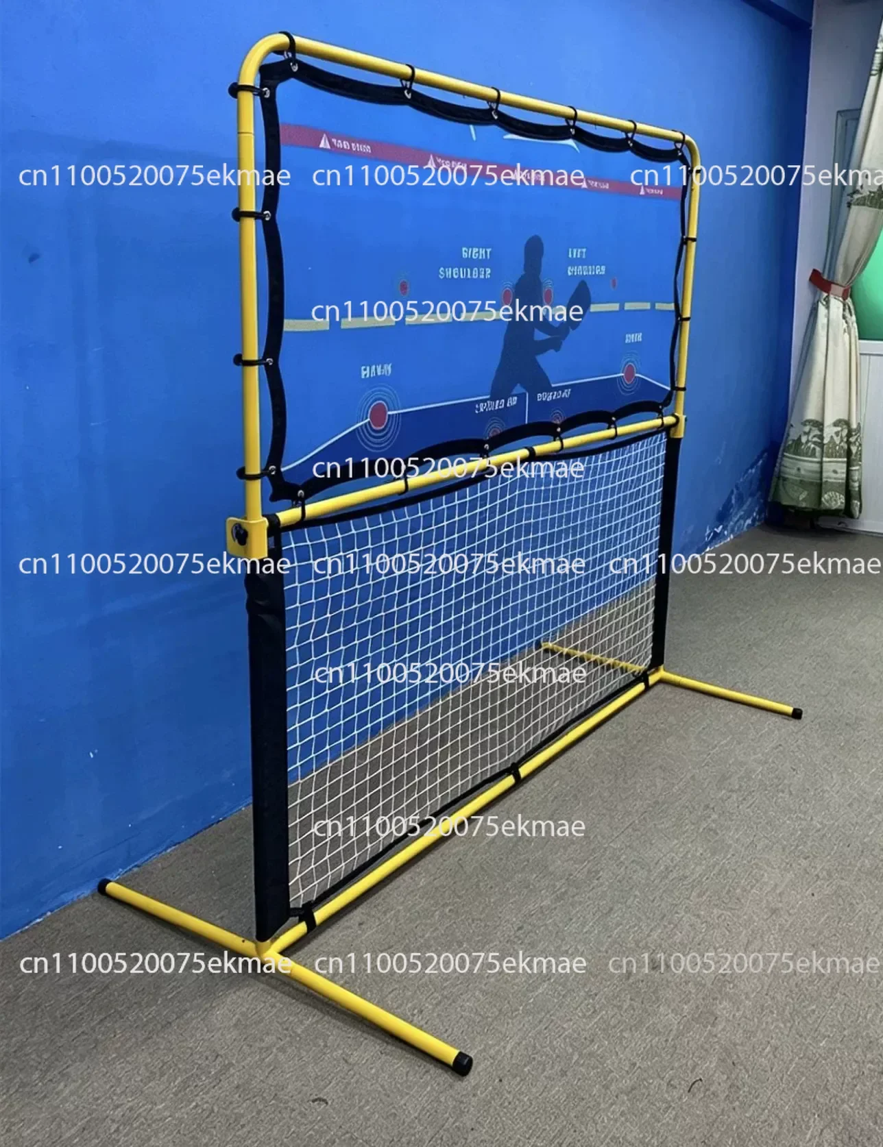 2-in-1 Pickleball Net With Rebounder Net Adjustable Height Pickleball Dink Practice Training Aid