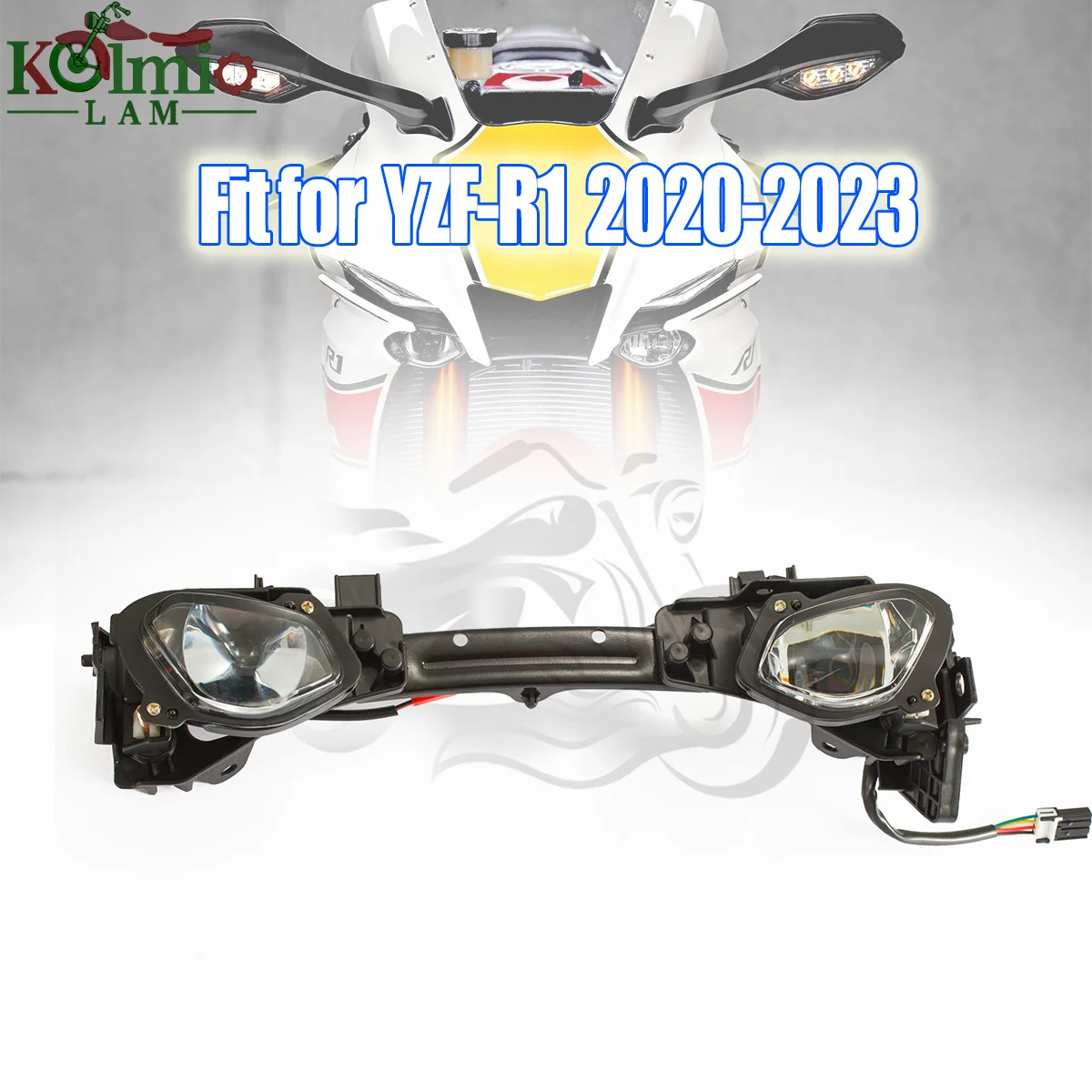 Fit for 2020 - 2023 YAMAHA YZF-R1 LED Front Headlight Motorycle Headlamp YZF R1 R1M 2021 2022 Head Light R1 1000