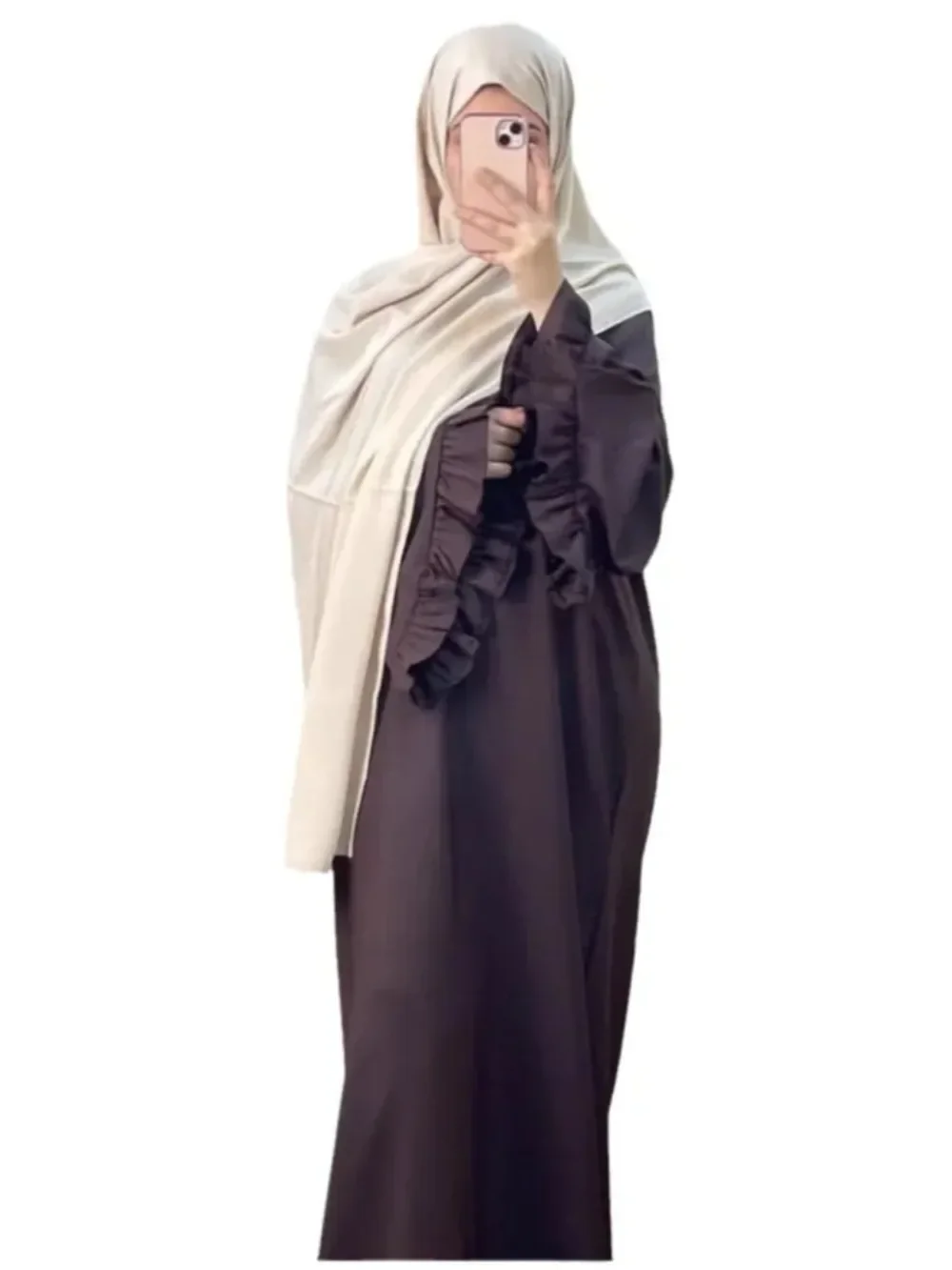 Abaya สําหรับชุดสตรี Ramadan มุสลิม Saudi อาหรับยาว Robe โมร็อกโกดูไบ Abayas Kaftan อิสลาม Vestidos Largos 2025 Jalabiya