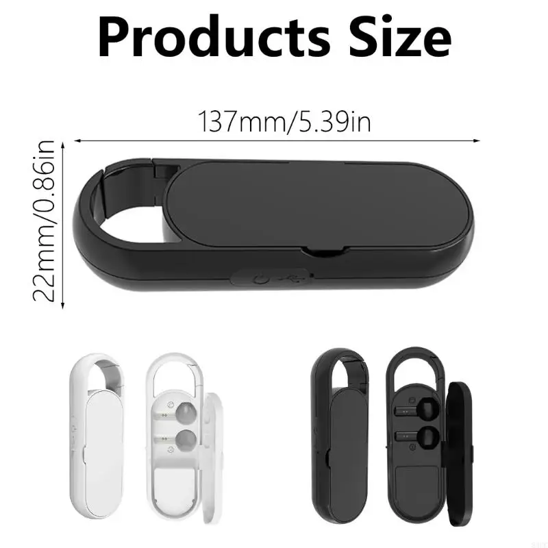 83CC Wireless Loudspeaker Stereo Sound 2 in 1 In Ear Earphones Portable Loudspeaker