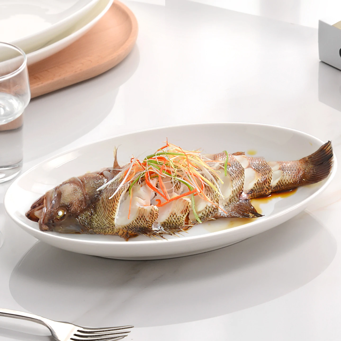 Pure White Bone Chi…