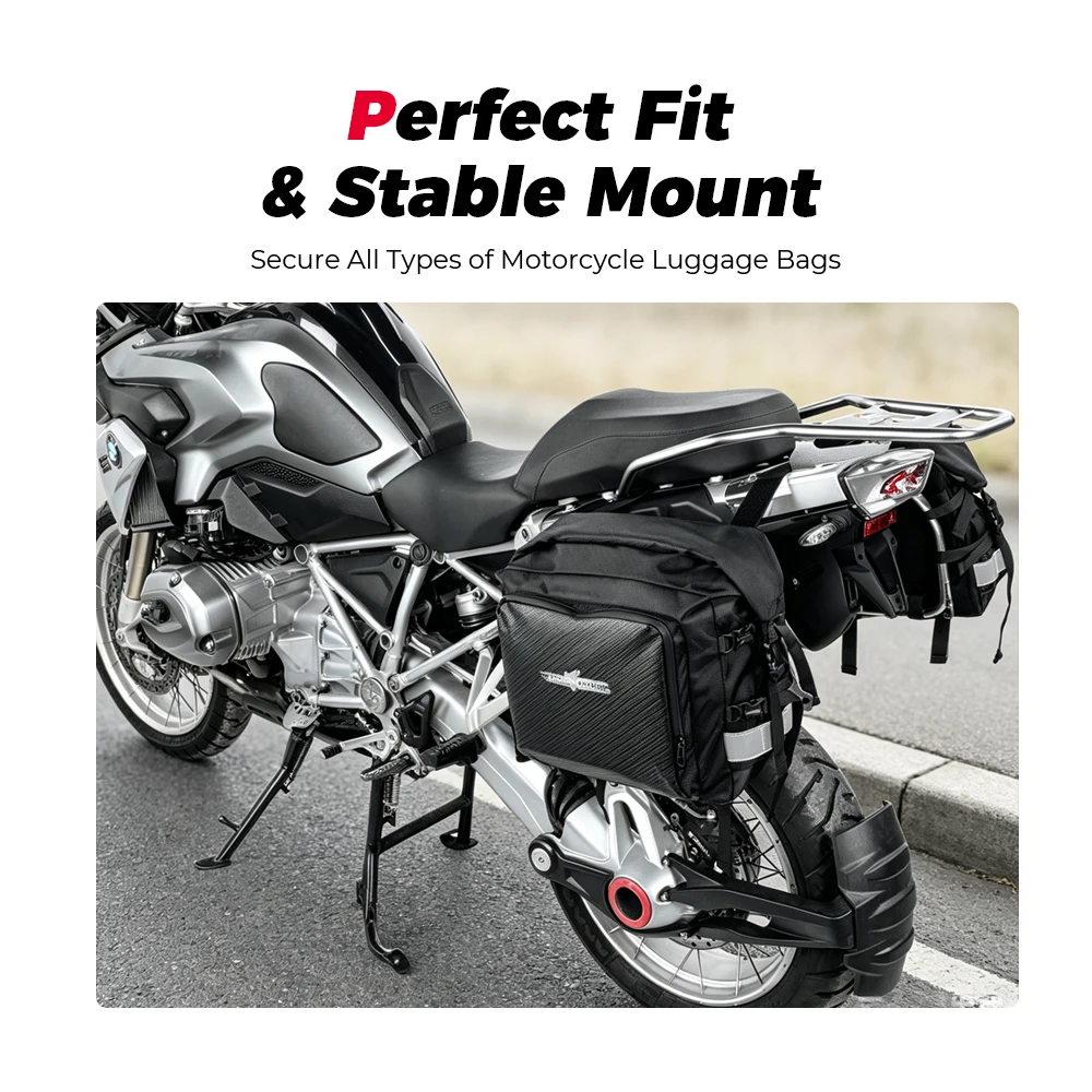 KEMIMOTO Motorrad-Satteltasche, wasserdichte Seitentaschen für BMW R1200GS R1250GS ADV, für Triumph Tiger 900, für Honda X-ADV Twin Africa – Detail 12