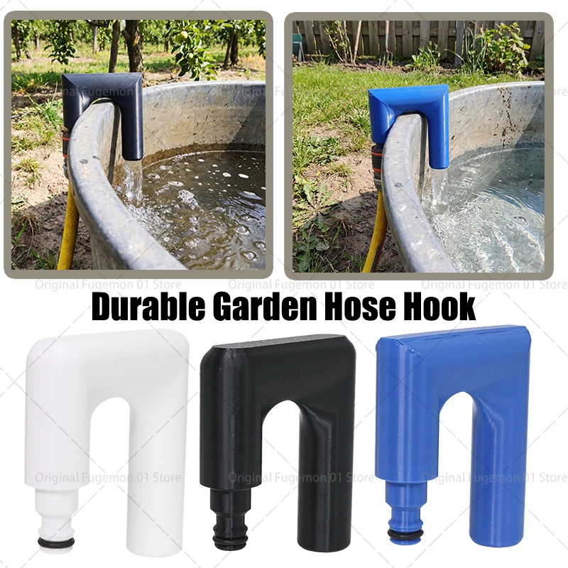 Gancho duradero para manguera de jardín, colgador para piscina, llenado fácil del tanque de agua, herramienta de riego con diseño antideslizante, accesorios para manguera de jardín