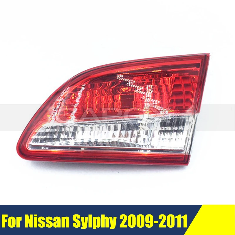 

Задний бампер, внутренний задний фонарь для Nissan Sylphy 2009-2011, задний фонарь, задний фонарь, внутренний стоп-сигнал, задний фонарь