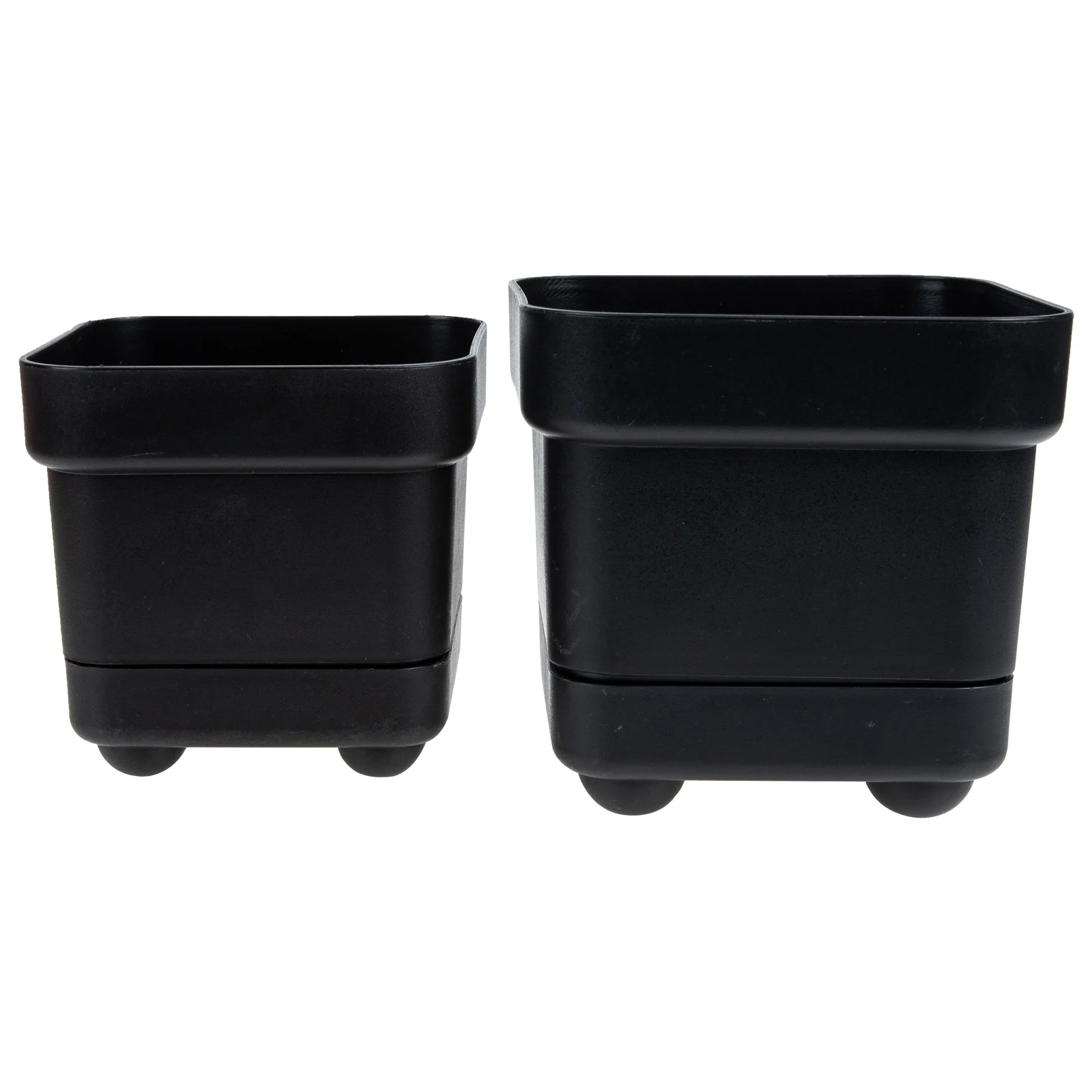 

2Pcs Self Watering Plastic Flower Pots Indoor Plants Container Exquisite Home Office Decor Self Watering Plastic Flower Pots