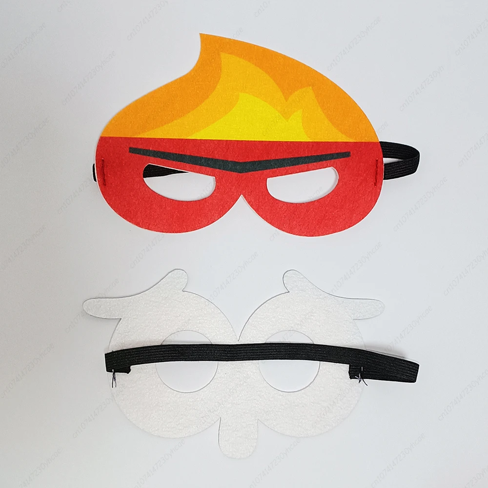 1/5/10 قطعة/المجموعة داخل خارج 2 أقنعة الهالوين تأثيري قناع هدايا عيد الميلاد فستان حفلة عيد ميلاد زي للأطفال الأطفال