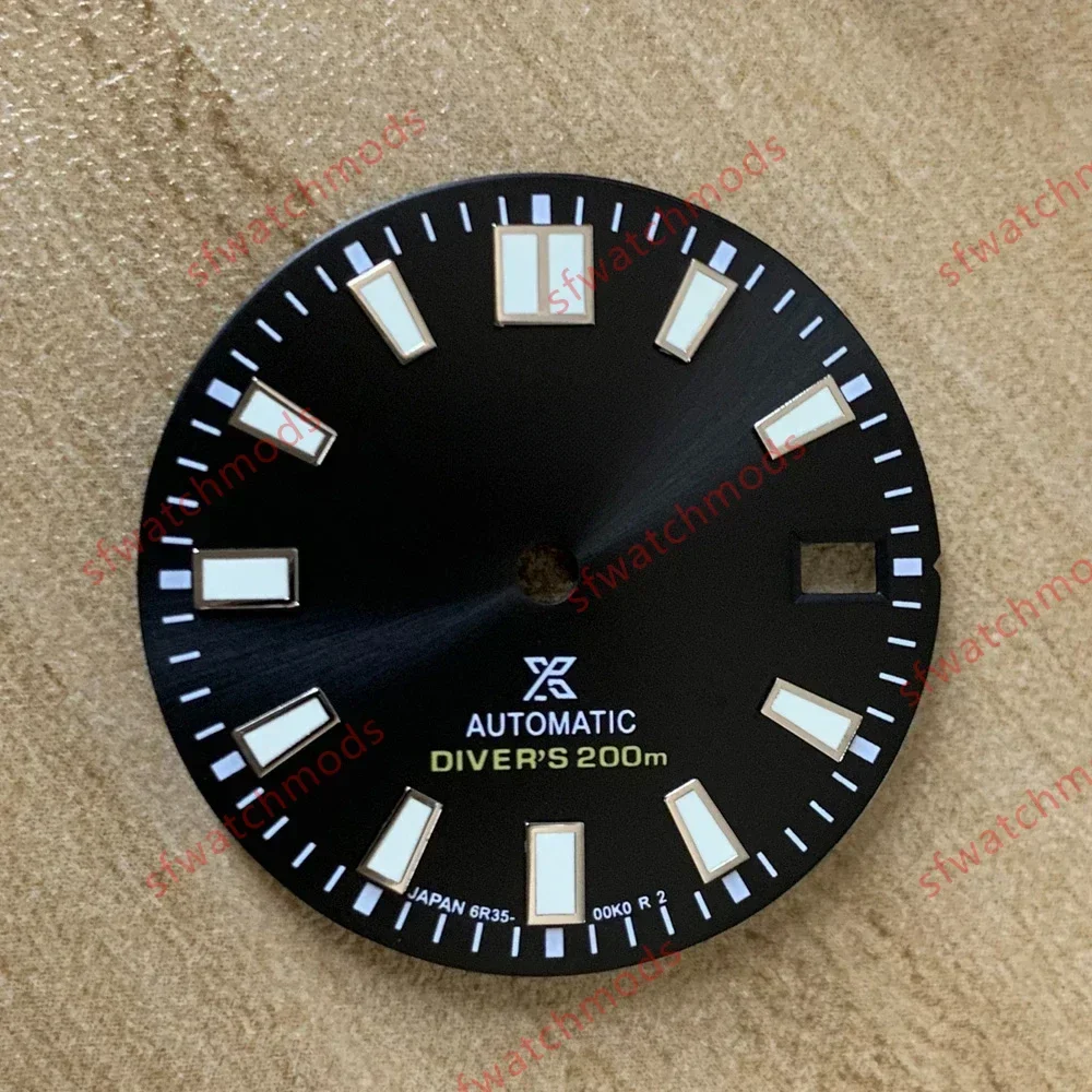 28.5mm Sunray 62MAS Prospex NH35 S Dial Watch Accessories Custom Watch