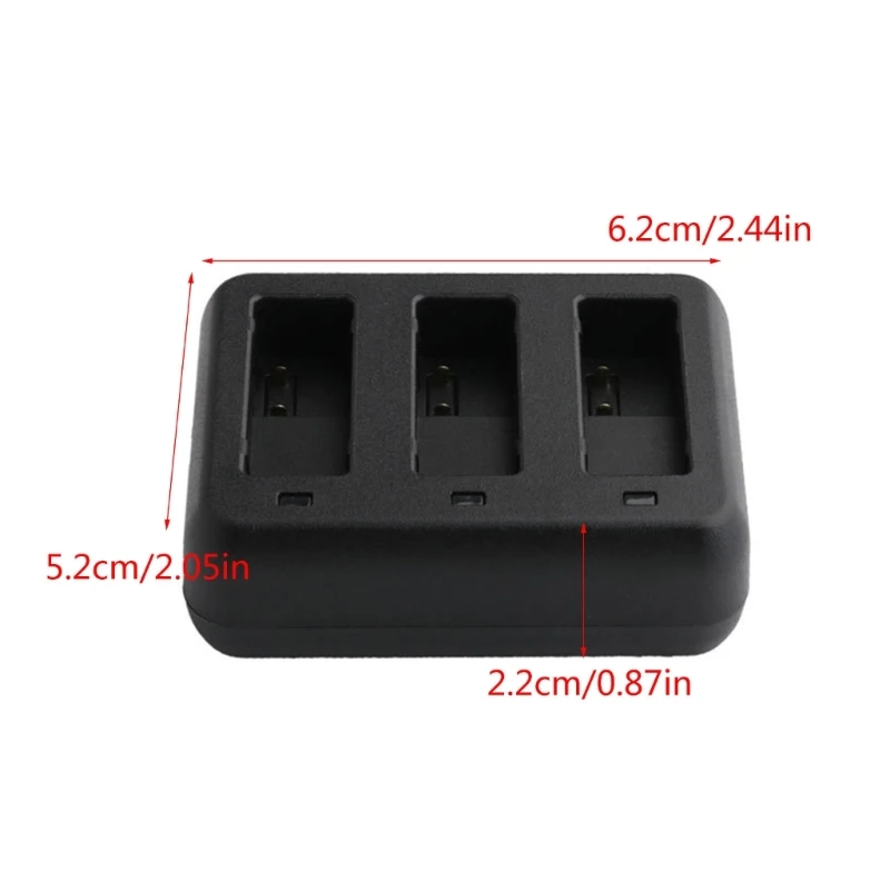 DXAB Rechargeable Battery USB C Fast Charging for Action 4/3 Camera