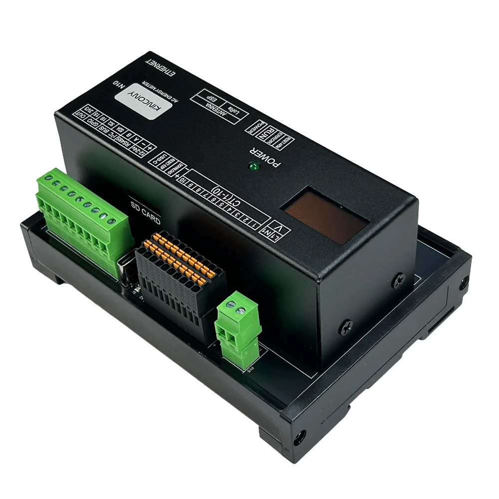 

N10 10-Channel ESP32 AC LoRa Smart Home Energy Meter with OLED Display Resolution App Control