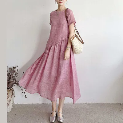 Pink Short-sleeved
