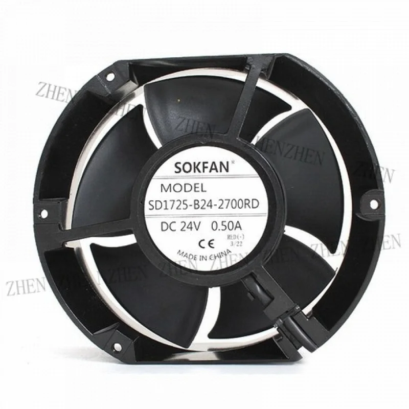 Y FOR  SOKFAN SD1725-B24-2700RD 1725 24V 0.5A alarm signal Cabinet cooling fan