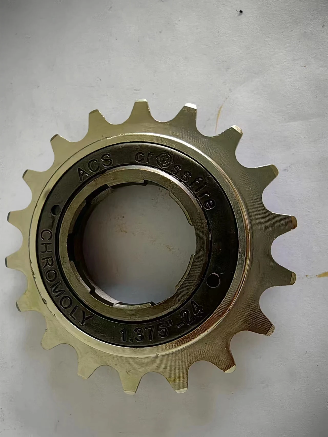 

BMX Freewheel 18T sprocket ACS CROSSFIRE Single Speed cog 6 paw Thread size 1.375" x 24 tpi 34mm