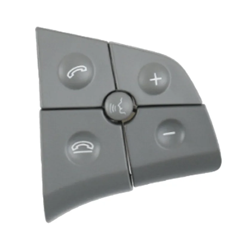 

Practical Car High Configuration Steering Wheel Control Switch Button For Mercedes Benz W164 ML GL B/R-Class W251 W245 Grey